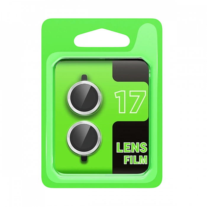 Newface Apple iPhone 17 Raze Metal Kamera Lens - Gümüş