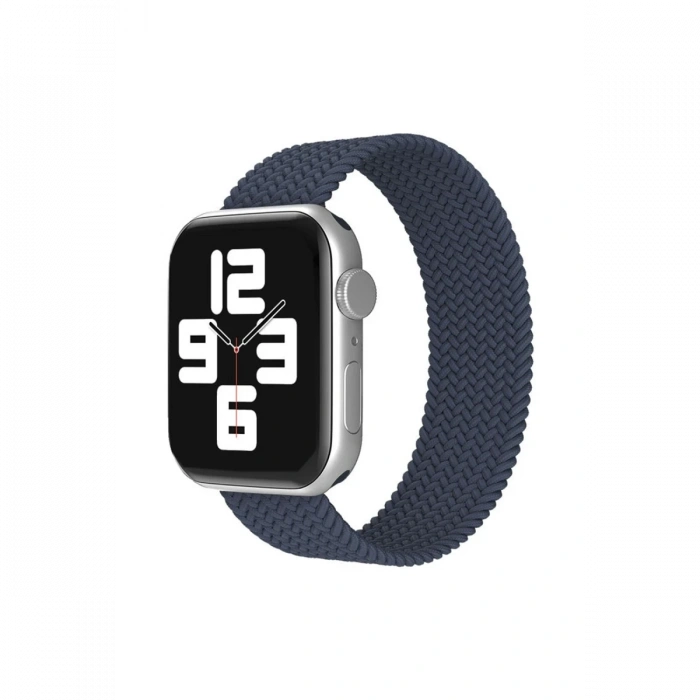Newface Apple Watch 38mm Ayarlı Solo Silikon Kordon - Lacivert