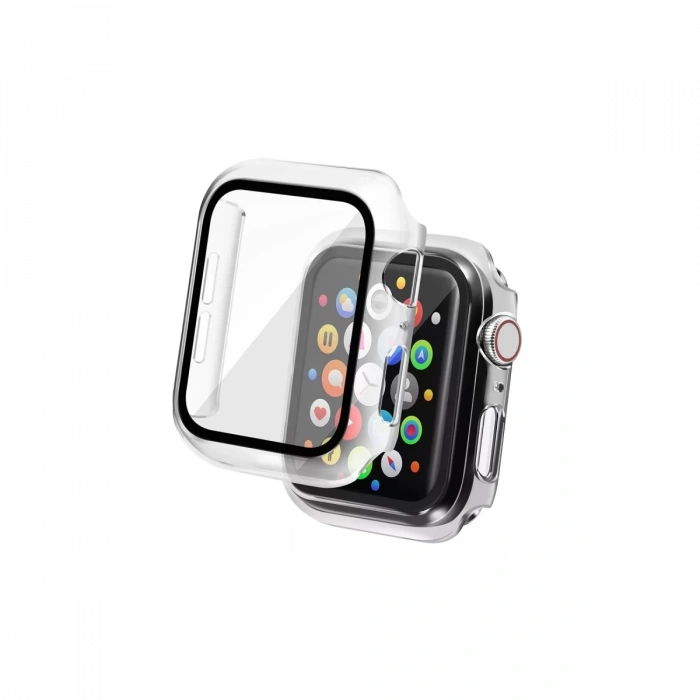 Newface Apple Watch 38mm Camlı Kasa Ekran Koruyucu - Şeffaf