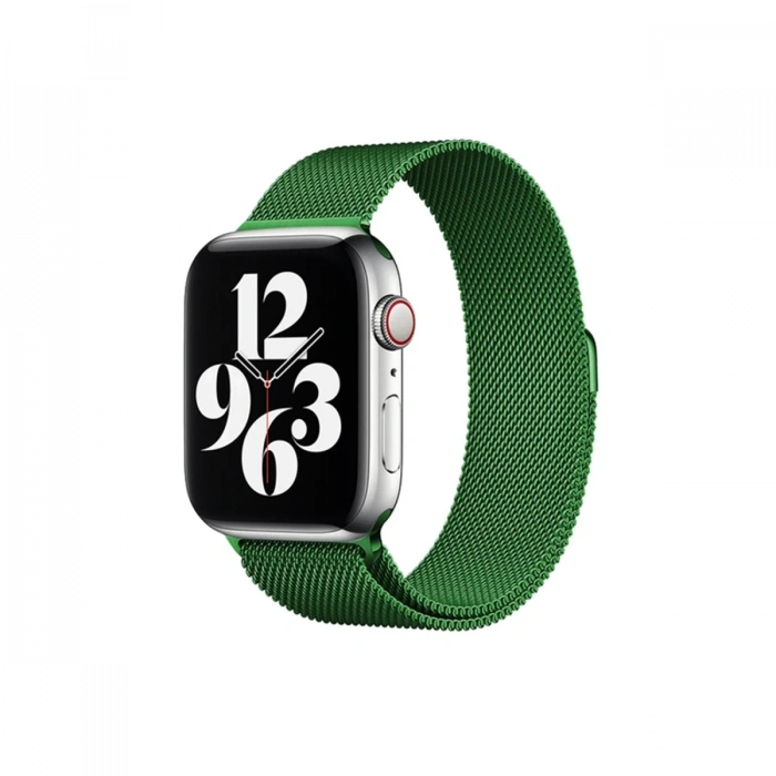 Newface Apple Watch 38mm Metal Mıknatıslı Kordon - Yeşil