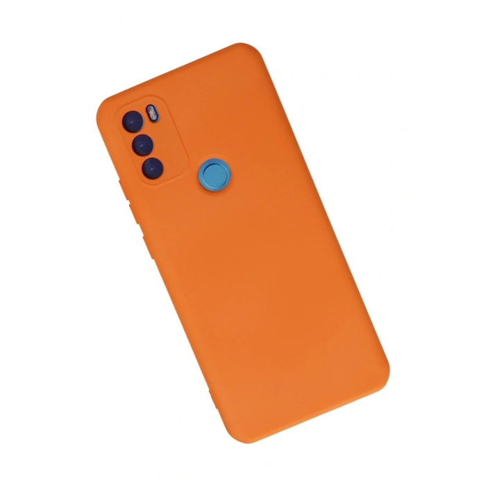 Newface General Mobile GM 21 Plus Kılıf Nano içi Kadife Silikon - Turuncu