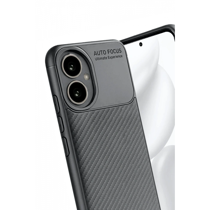 Newface Honor 400 Kılıf Auto Focus Karbon Kapak - Gri