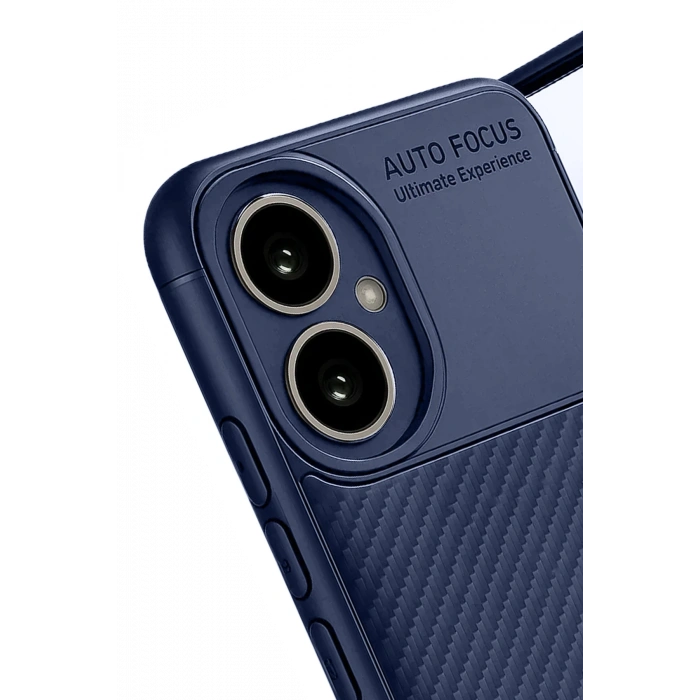 Newface Honor 400 Kılıf Auto Focus Karbon Kapak - Lacivert