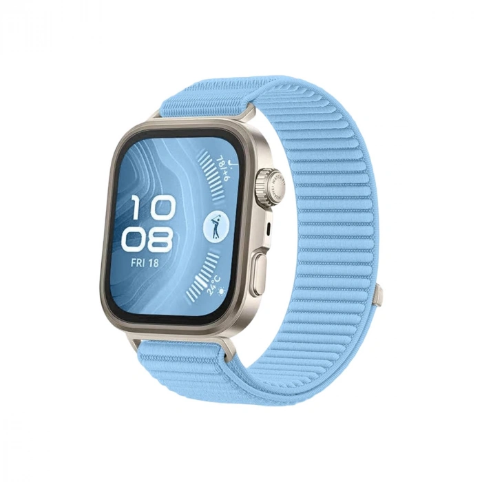 Newface Huawei Fit 4 Braid Kordon - Açık Mavi