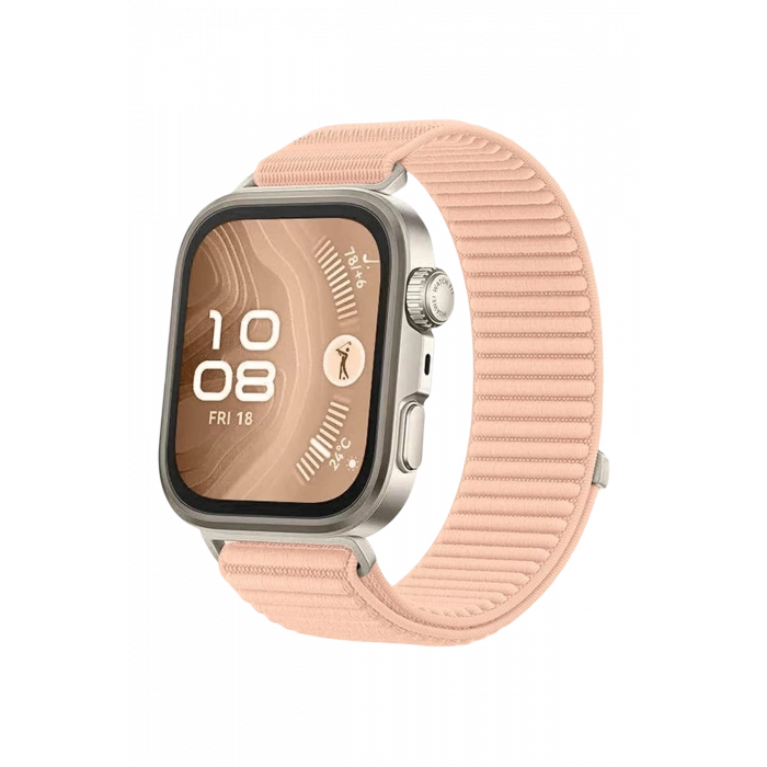 Newface Huawei Fit 4 Braid Kordon - Pudra