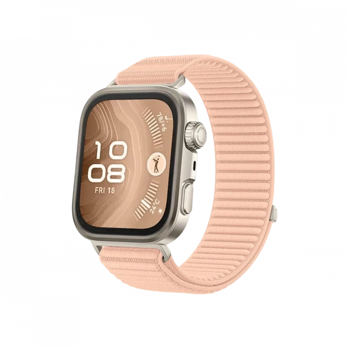 Newface Huawei Fit 4 Braid Kordon - Pudra