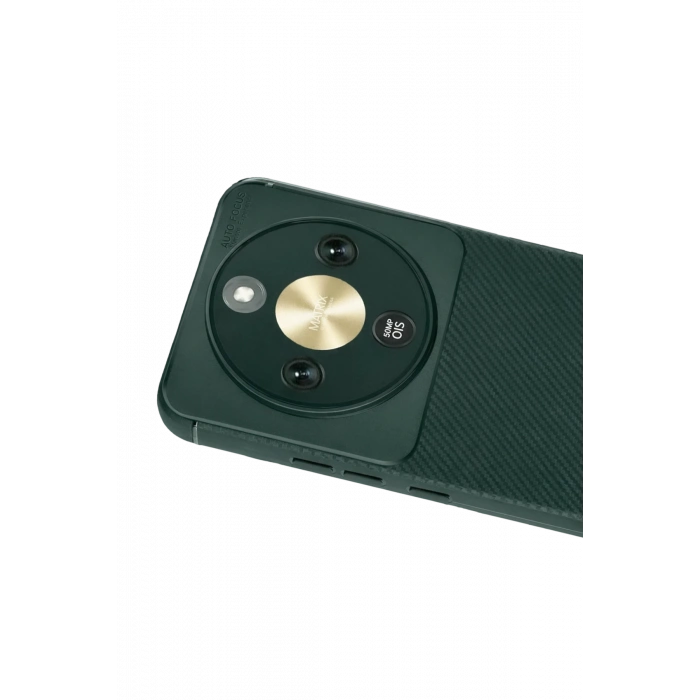 Newface Huawei Honor Magic 8 Lite Auto Focus Karbon Kapak - Koyu Yeşil