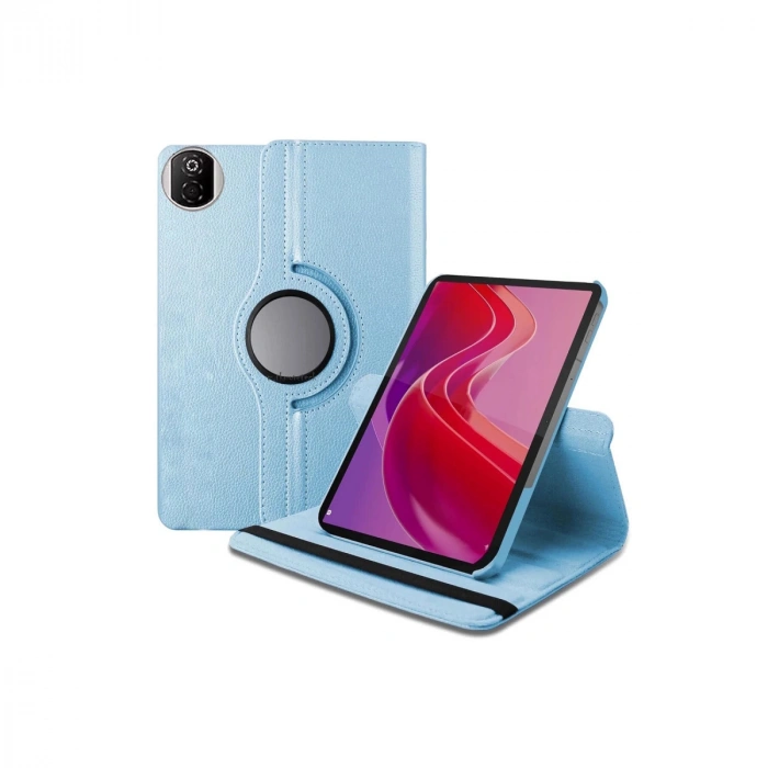 Newface Huawei Honor Pad X7 360 Tablet Deri Kılıf - Mavi