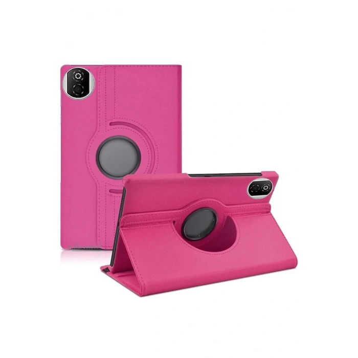 Newface Huawei Honor Pad X7 360 Tablet Deri Kılıf - Pembe