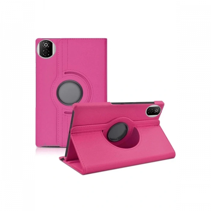 Newface Huawei Honor Pad X7 360 Tablet Deri Kılıf - Pembe