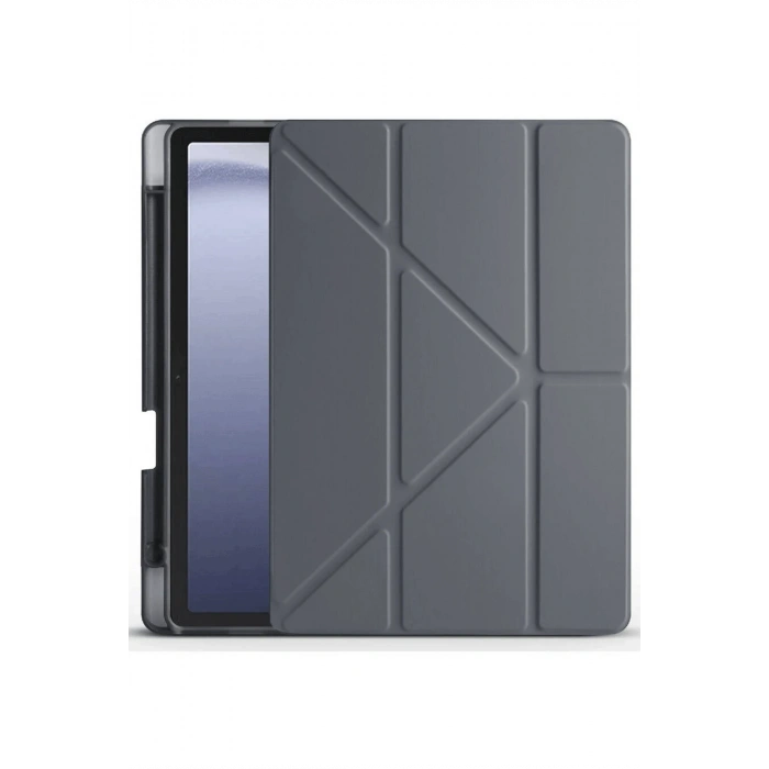 Newface Huawei Honor Pad X9 11.5 Kılıf Kalemlikli Mars Tablet Kılıfı - Koyu Gri