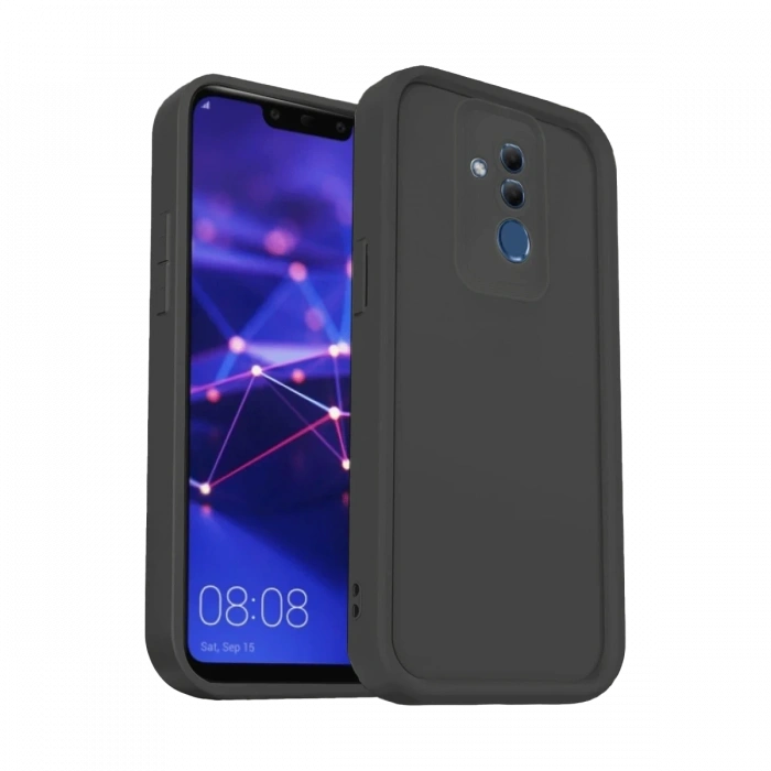 Newface Huawei Mate 20 Lite Kılıf Viera Silikon - Siyah