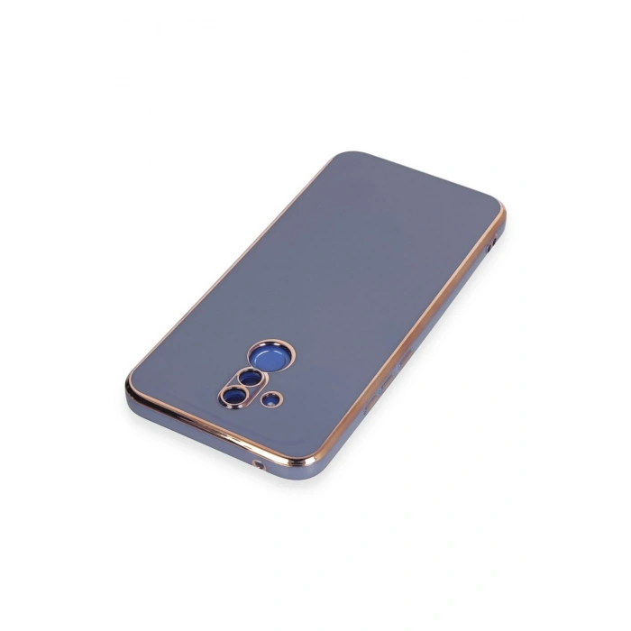 Newface Huawei Mate 20 Lite Kılıf Volet Silikon - Mavi