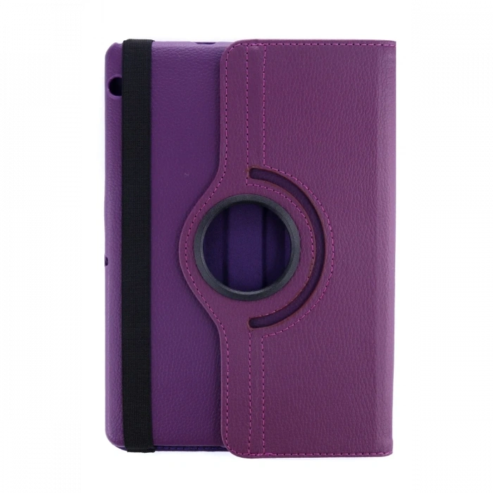 Newface Huawei MediaPad T3 10 / 9.6 Kılıf 360 Tablet Deri Kılıf - Mürdüm