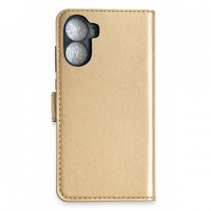 Newface Huawei Nova 10 SE Trend S Plus Kapaklı Kılıf - Gold