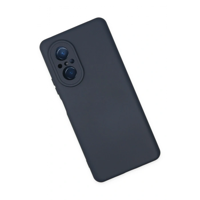 Newface Huawei Nova 9 SE Kılıf Nano içi Kadife Silikon - Lacivert
