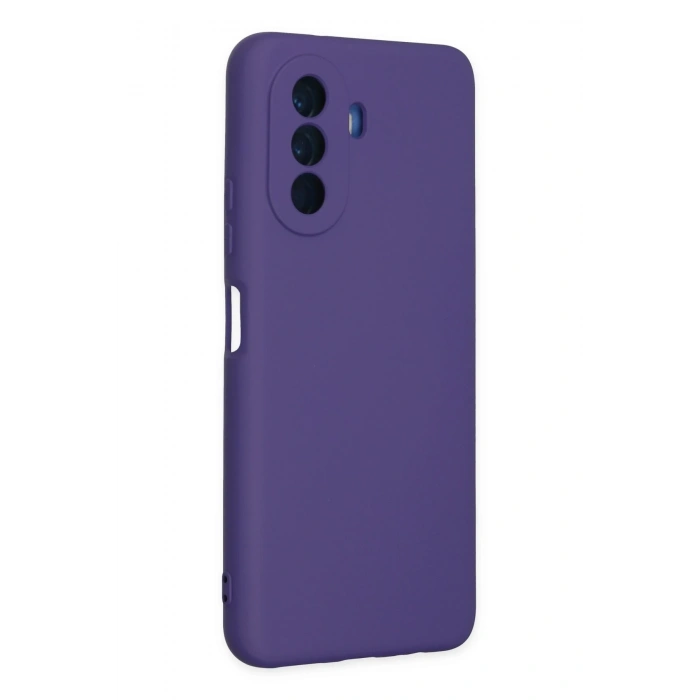 Newface Huawei Nova Y70 Kılıf Nano içi Kadife Silikon - Mor