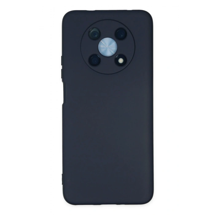 Newface Huawei Nova Y90 Kılıf Nano içi Kadife Silikon - Lacivert
