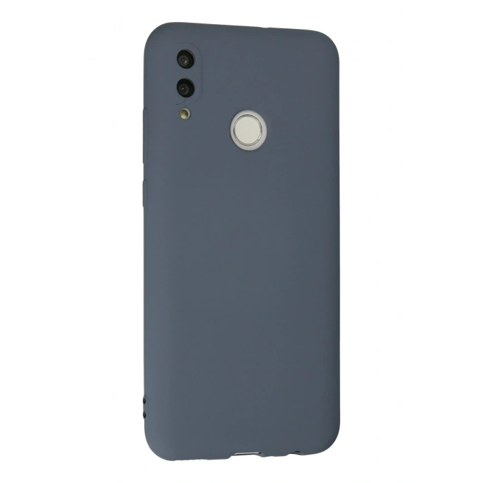 Newface Huawei P Smart 2019 Kılıf Nano içi Kadife Silikon - Gri