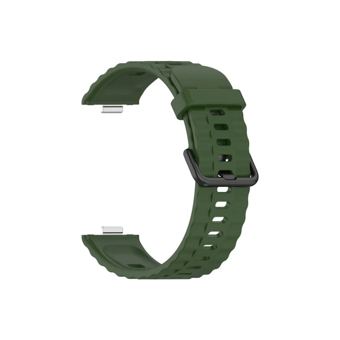 Newface Huawei Watch Fit 3 Klasik Kordon - Koyu Yeşil