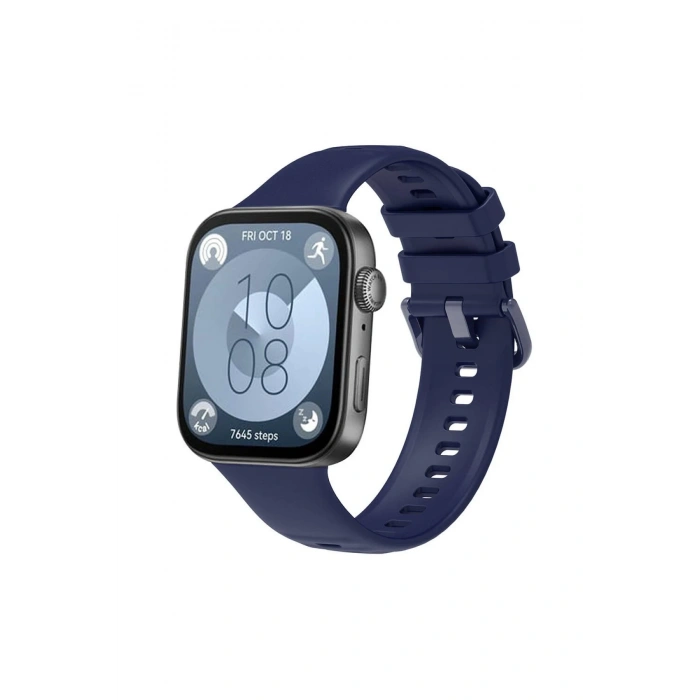Newface Huawei Watch Fit 3 Klasik Kordon - Lacivert