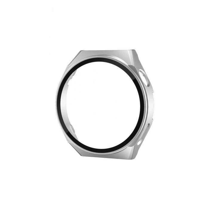 Newface Huawei Watch GT2 46mm Dota Camlı Kasa Ekran Koruyucu - Gümüş