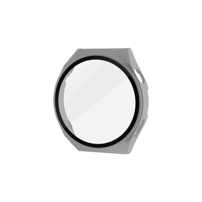 Newface Huawei Watch GT2 Pro 46mm Dota Camlı Kasa Ekran Koruyucu - Gri