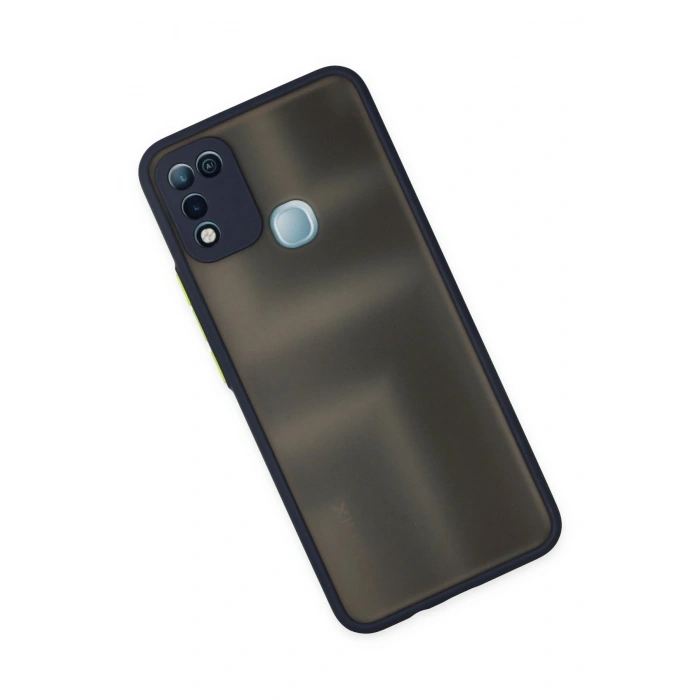 Newface İnfinix Hot 10 Play Kılıf Montreal Silikon Kapak - Lacivert