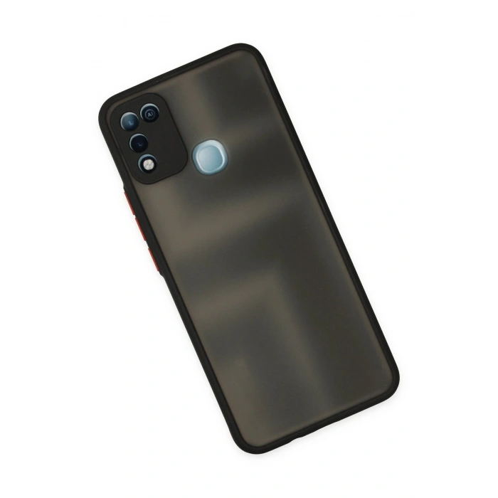 Newface İnfinix Hot 10 Play Kılıf Montreal Silikon Kapak - Siyah