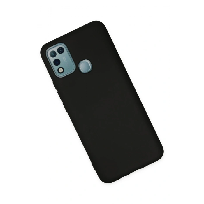 Newface İnfinix Hot 10 Play Kılıf Nano içi Kadife Silikon - Siyah