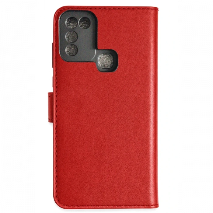 Newface İnfinix Hot 10 Play Kılıf Trend S Plus Kapaklı Kılıf - Kırmızı