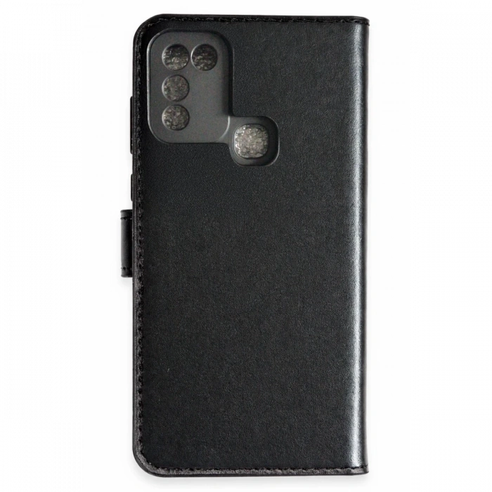 Newface İnfinix Hot 10 Play Kılıf Trend S Plus Kapaklı Kılıf - Siyah