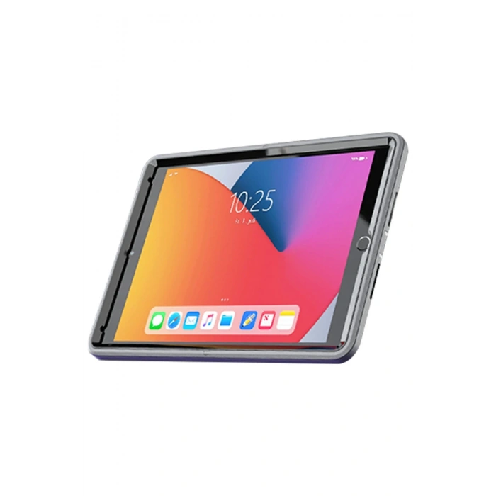 Newface iPad 10.2 (7.nesil) Kılıf Hand Strap Tablet Kılıfı - Gri