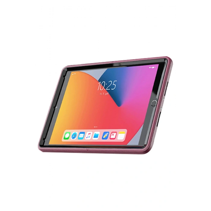Newface iPad 10.2 (7.nesil) Kılıf Hand Strap Tablet Kılıfı - Mürdüm