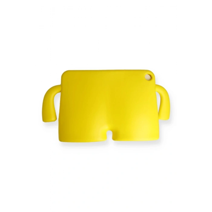 Newface iPad 10.2 (7.nesil) Kılıf Karakter Tablet Silikon - Sarı