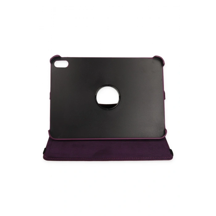 Newface iPad 2022 10.9 (10.nesil) Kılıf 360 Tablet Deri Kılıf - Mürdüm