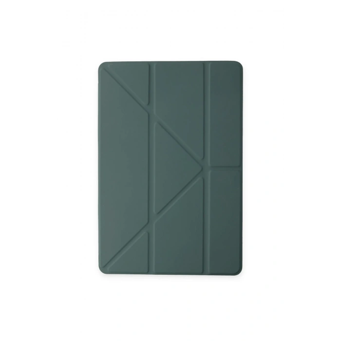 Newface iPad 2022 10.9 (10.nesil) Kılıf Kalemlikli Mars Tablet Kılıfı - Koyu Yeşil
