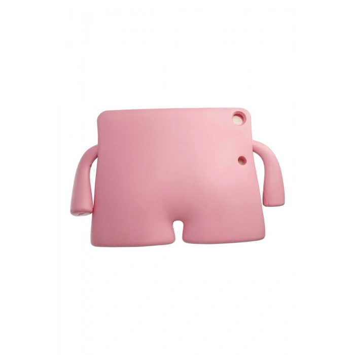 Newface iPad 4 9.7 Kılıf Karakter Tablet Silikon - Açık Pembe