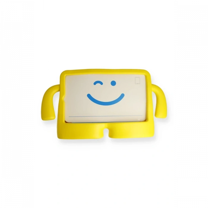 Newface iPad 4 9.7 Kılıf Karakter Tablet Silikon - Sarı