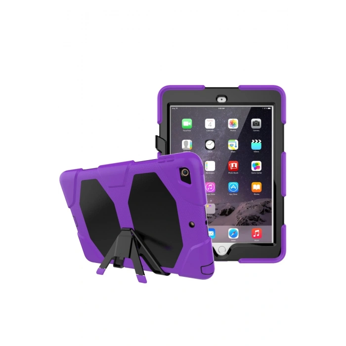 Newface iPad 5 Air 9.7 Kılıf Griffin Tablet Kapak - Mor