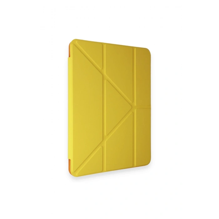Newface iPad Pro 11 (2018) Kılıf Kalemlikli Mars Tablet Kılıfı - Açık Sarı