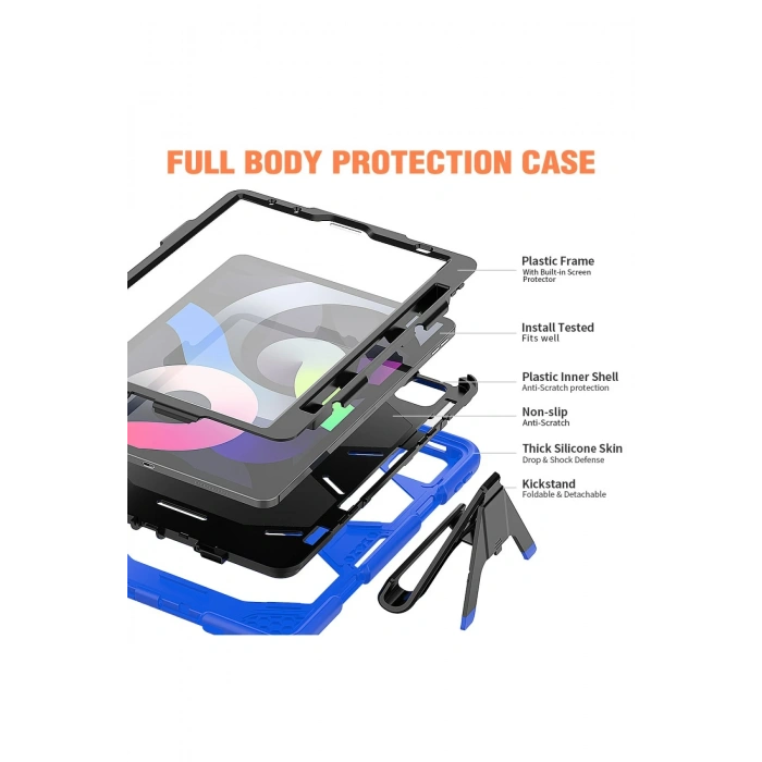 Newface iPad Pro 11 (2020) Kılıf Griffin Tablet Kapak - Mavi