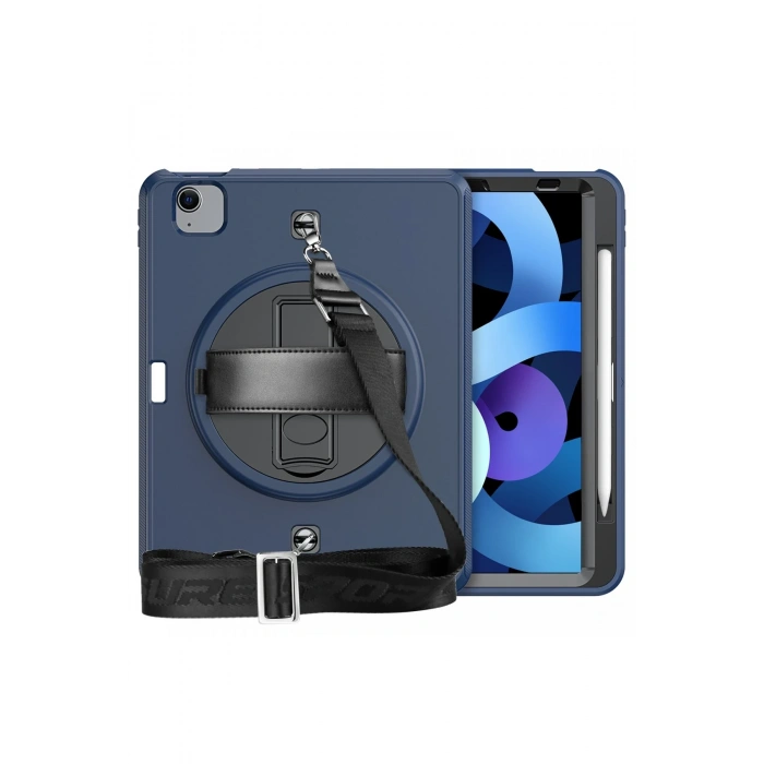 Newface iPad Pro 11 (2020) Kılıf Strap-C Otterbox Tablet Kapak - Lacivert