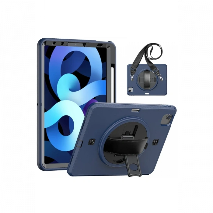 Newface iPad Pro 11 (2020) Kılıf Strap-C Otterbox Tablet Kapak - Lacivert