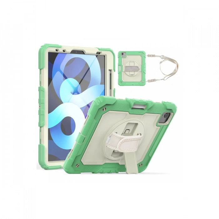 Newface iPad Pro 11 (2020) Kılıf Strap New Tablet Kapak - Yeşil