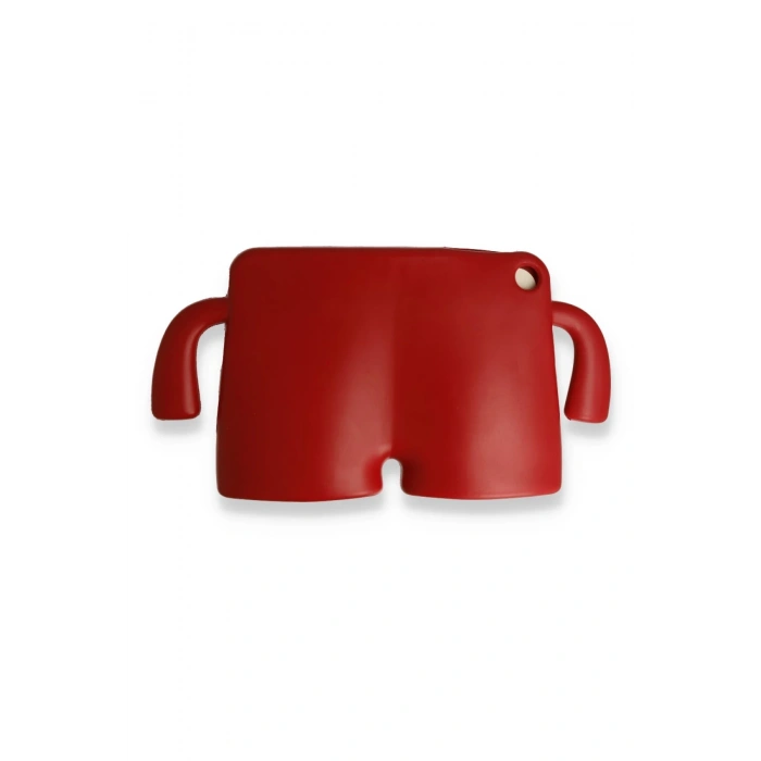 Newface iPad Pro 11 (2021) Kılıf Karakter Tablet Silikon - Kırmızı