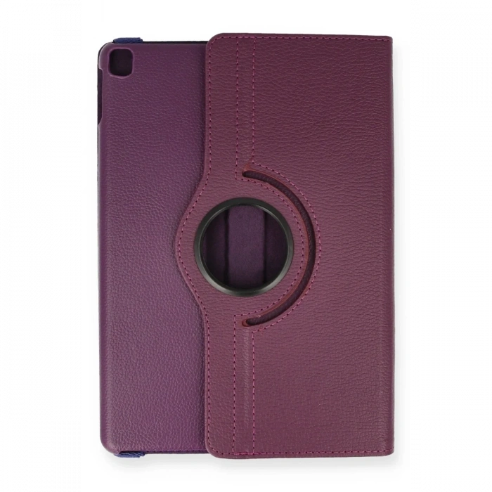 Newface iPad Pro 13 (2024) Kılıf 360 Tablet Deri Kılıf - Mürdüm