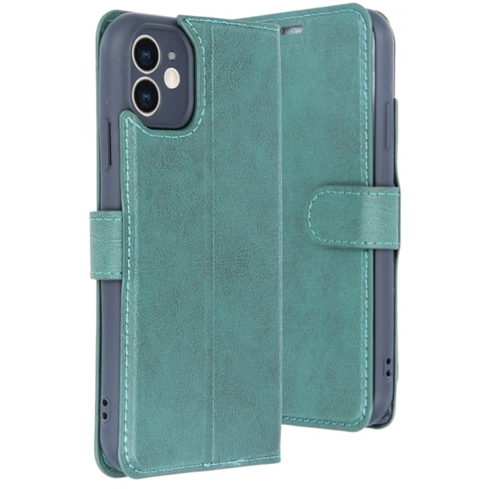 Newface iPhone 11 Kılıf Trend S Plus Kapaklı Kılıf - Yeşil