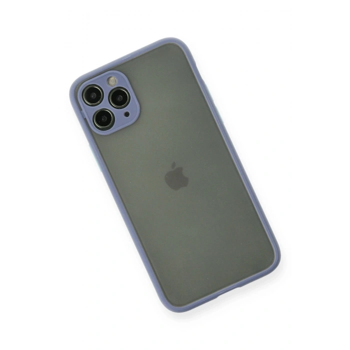 Newface iPhone 11 Pro Kılıf Montreal Silikon Kapak - Gri