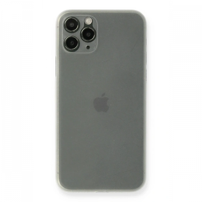 Newface iPhone 11 Pro Kılıf PP Ultra İnce Kapak - Beyaz